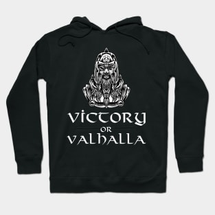 Pagan Norse Mythology Viking God Odin - Victory Or Valhalla Hoodie